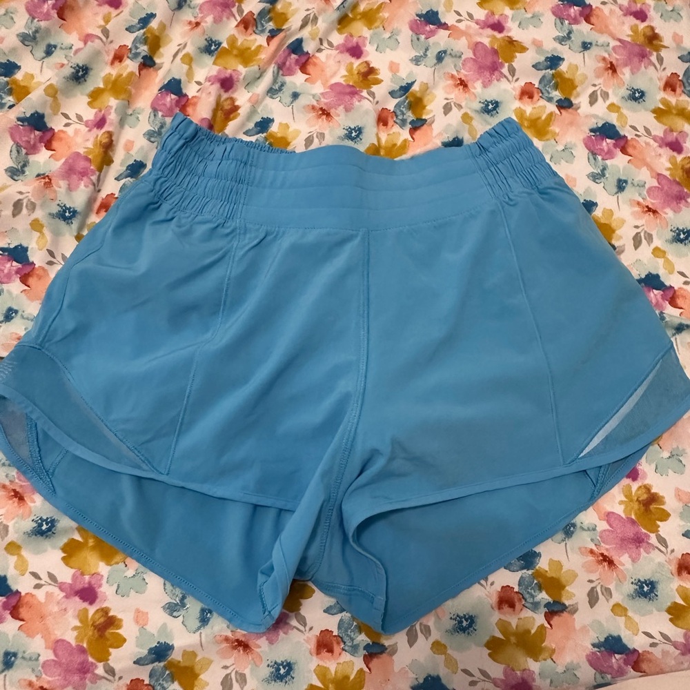 Lululemon Athletica Light Blue Athletic Shorts